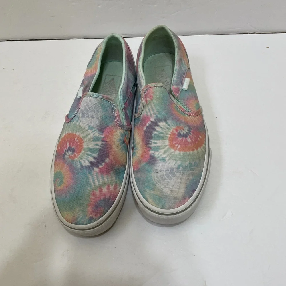 VANS ASHER SLIP‎ ON SNEAKERS IN TIE DYE